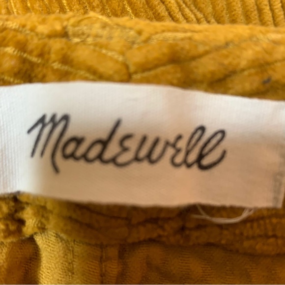 Madewell Cropped Wide-Leg Golden Corduroys Sz 26 - Picture 10 of 14